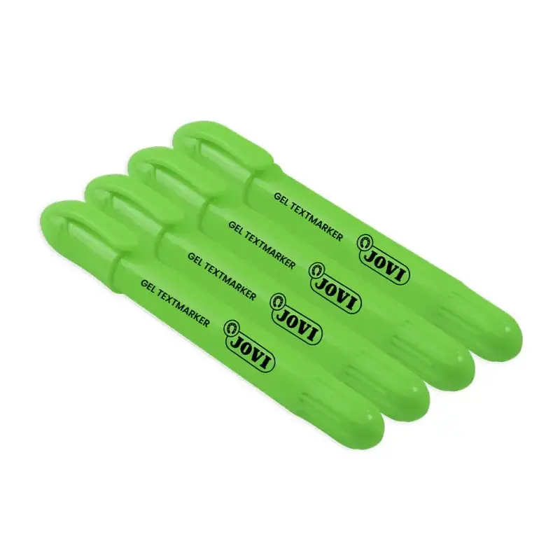 Jovi Gel Textmarker Marcador de Texto Fluorescente - Gel en Seco - No Necesitan Punta - No Traspasan - Secado Rapido - Aptos par