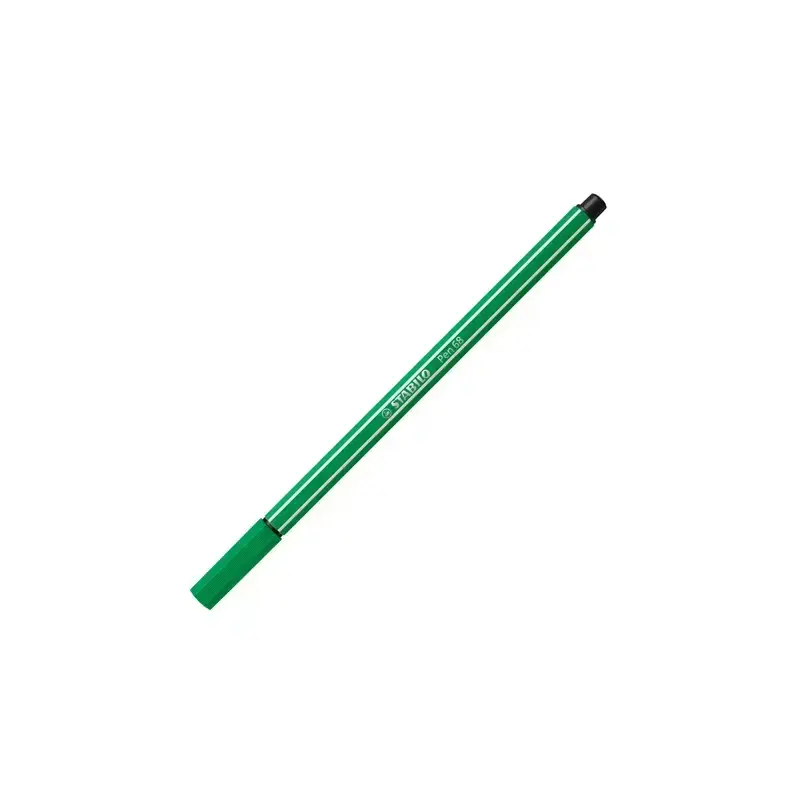 Stabilo Pen 68 Set de Mesa con 10 Rotuladores de Punta de Fibra - Trazo de 1mm aprox. - Tinta con Base de Agua - Colores Surtido