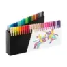 Faber-Castell Black Edition Pack de 50 Rotuladores Punta Pincel - Tinta a Base de Colorantes Alimentarios - Colores Surtidos | A
