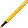 Stabilo Pen 68 Rotulador de Punta de Fibra - Trazo de 1mm aprox. - Tinta con Base de Agua - Color Amarillo | Ahorro Imprimiendo