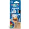 Carioca Acrylic Pack de 2 Marcadores de Pintura Acrilica - Punta Pincel - Tinta a Base de Agua - Alta Cobertura - Colores Blanco