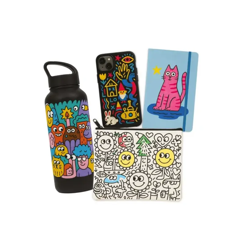 Carioca Acrylic Pack de 12 Marcadores de Pintura Acrilica - Punta Maxi - Tinta a Base de Agua - Alta Cobertura - Colores Surtido