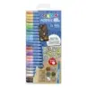 Carioca Acrylic Pack de 24 Marcadores de Pintura Acrilica - Punta Media - Tinta a Base de Agua - Alta Cobertura - Colores Surtid