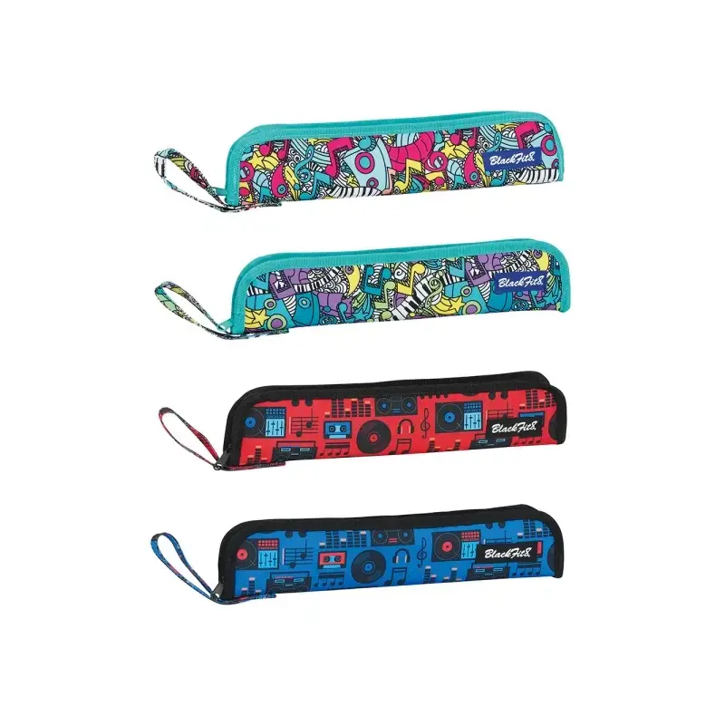 Safta Portaflautas - Interior Acolchado - Alojamiento para Varilla - Asa Lateral - Borde Reforzado - 0.6L - 370x20x80mm - Colore
