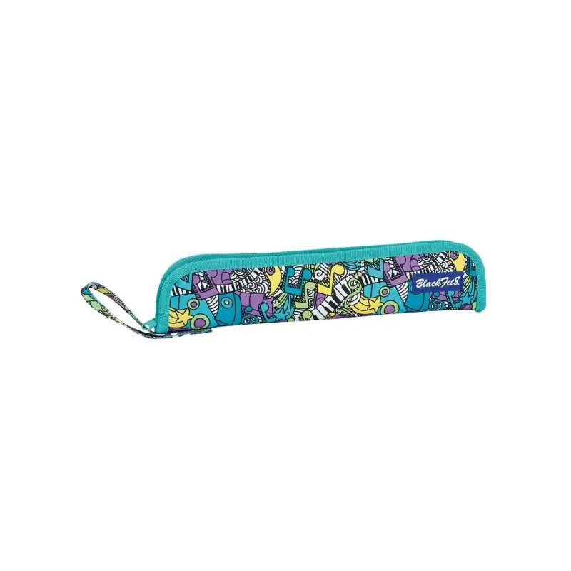 Safta Portaflautas - Interior Acolchado - Alojamiento para Varilla - Asa Lateral - Borde Reforzado - 0.6L - 370x20x80mm - Colore