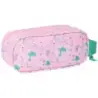 Safta Unicornio Portatodo - Cremallera - Asa Lateral - Color Rosa | Ahorro Imprimiendo