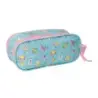 Safta Princesas Disney Estuche Portatodo 3D de 1L - 2 Compartimentos - Cierre de Cremallera - Asa de Mano - 21x8x6cm - Color Azu