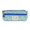 Milan Coleccion 460 Portatodo Rectangular - 2 Compartimentos con Cremallera - Color Verde/Azul | Ahorro Imprimiendo