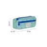 Milan Coleccion 460 Portatodo Rectangular - 2 Compartimentos con Cremallera - Color Verde/Azul | Ahorro Imprimiendo