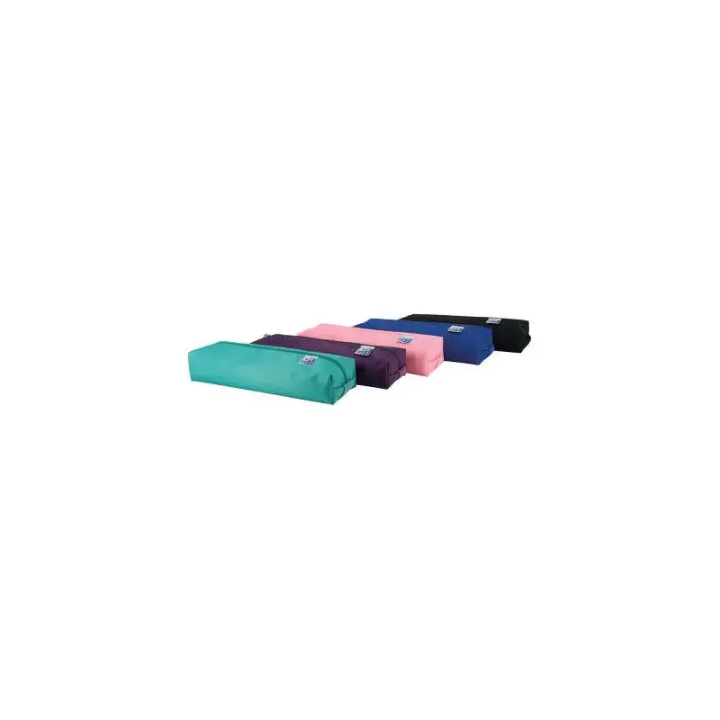 Oxford Kangoo Teens Estuche Rectangular Mediano - Goma Elastica para unirlo al Cuaderno - Colores Surtidos | Ahorro Imprimiendo