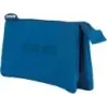 Dohe Colour Vibes Portatodo Triple - Cierre Doble con Cremallera y Tirador de Goma - Color Azul | Ahorro Imprimiendo