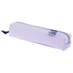 Oxford Live & Go Estuche Cuadrado Pequeño - Material Acolchado - Goma Elastica para unirlo al Cuaderno - Color Malva | Ahorro Im