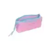 Safta Stitch Bright Portatodo - 3 Compartimentos con Cremalleras - Bolsillo Interior - 0.6L - 220x30x120mm - Color Azul | Ahorro