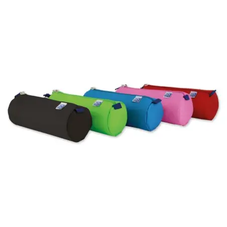 Oxford Kangoo Kids Estuche Redondo Grande - Poliester Resistente - Colores Surtidos | Ahorro Imprimiendo
