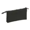 Safta F.C.Barcelona Portatodo - 3 Compartimentos con Cremalleras - Bolsillo Interior - 0.6L - 220x30x120mm - Color Negro | Ahorr
