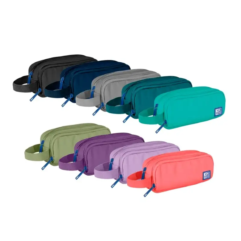 Oxford B-Smart Estuche de Lapices - Fabricado con Poliester Reciclado RPET - Resistente y Ecologico - Ideal para Organizar tus U