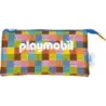Dohe Playmobil Unite As One Portatodo Triple - Cierre Doble con Cremallera y Tirador de Goma | Ahorro Imprimiendo