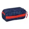 Safta Spider-Man Portatodo - 3 Compartimentos con Cremalleras - Bolsillo Frontal - Cinta Adaptable - 1.72L - 215x80x100mm - Colo