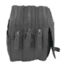 Safta Basic Portatodo - 3 Compartimentos con Cremalleras - Bolsillo Frontal - Cinta Adaptable - 1.72L - 215x80x100mm - Color Gri