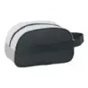 Safta Real Madrid Neceser de 5L Portatodo - Adaptable a Carro - Asa de Mano - Cierre de Cremallera - 26x15x12cm - Color Blanco y