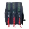 Safta Benetton Together Portatodo - 3 Compartimentos con Cremalleras - Bolsillo Frontal - Cinta Adaptable - 1.72L - 215x80x100mm