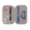 Safta Blackfit8 Mariposas Plumier de 3 Pisos - 37 Piezas - 1.3L - Goma - Lapiz - Boligrafos - Sacapuntas - Reglas - 16 Colores -