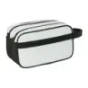 Safta Real Madrid 1ª Equipacion 24/25 Neceser - 2 Compartimentos - Asa de Mano - 26x15x12.5cm - Color Blanco/Negro | Ahorro Impr