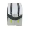 Safta Real Madrid Neceser de 5L Portatodo - 2 Compartimentos - Asa de Mano - Cierre de Cremallera - 26x15x12.5cm - Color Blanco