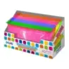 Dohe Expositor con 20 Portatodos Simples Planos - Fabricados en PVC de 280 Micras Transparente Fluorescente - Cierre de Cremalle