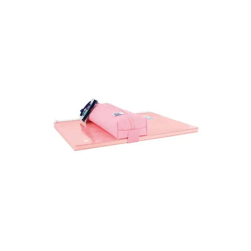 Oxford Kangoo Teens Expositor de 24 Estuches (12 rectangulares medianos, 12 redondos pequeños) - Goma Elastica para unirlo al Cu