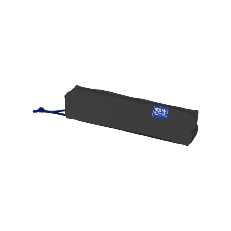 Oxford Kangoo Live and Go Estuche Cuadrado Compacto - Goma Elastica para Cuadernos - 22x4x4cm - Color Negro | Ahorro Imprimiendo