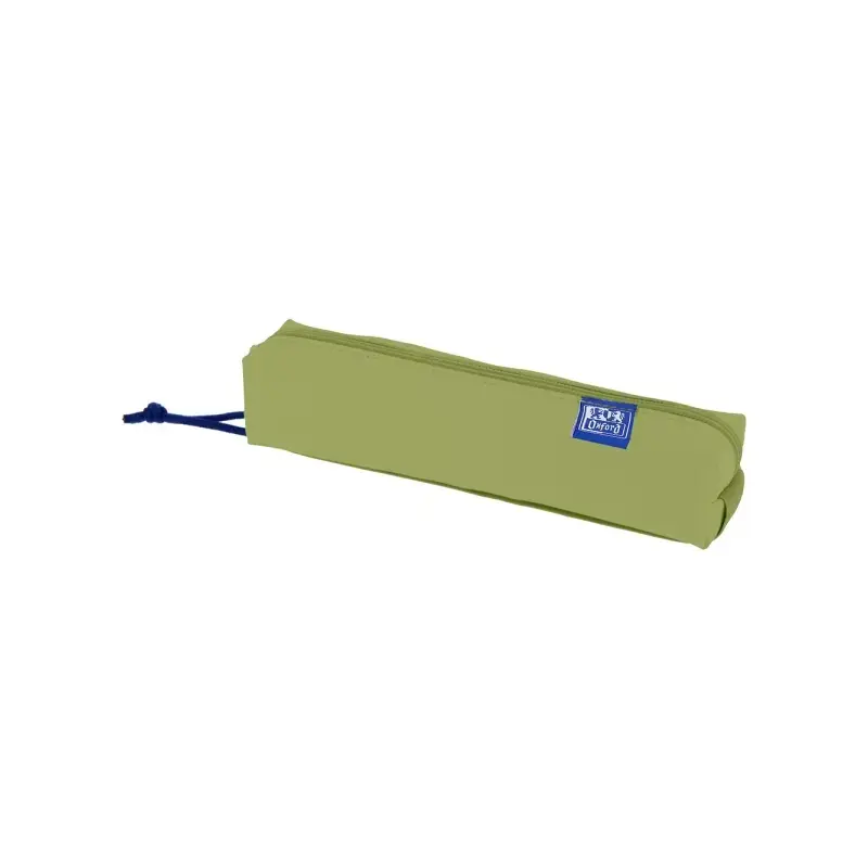 Oxford Kangoo Live and Go Estuche Cuadrado Compacto - Goma Elastica para Cuadernos - 22x4x4cm - Color Verde | Ahorro Imprimiendo