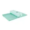 Oxford Live & Go Estuche Rectangular Mediano - Material Acolchado - Goma Elastica para unirlo al Cuaderno - Color Azul | Ahorro