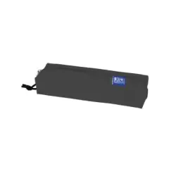 Oxford Kangoo Live and Go Estuche Rectangular Mediano - Goma Elastica para Cuadernos - Color Negro | Ahorro Imprimiendo