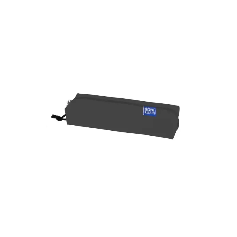 Oxford Kangoo Live and Go Estuche Rectangular Mediano - Goma Elastica para Cuadernos - Color Negro | Ahorro Imprimiendo