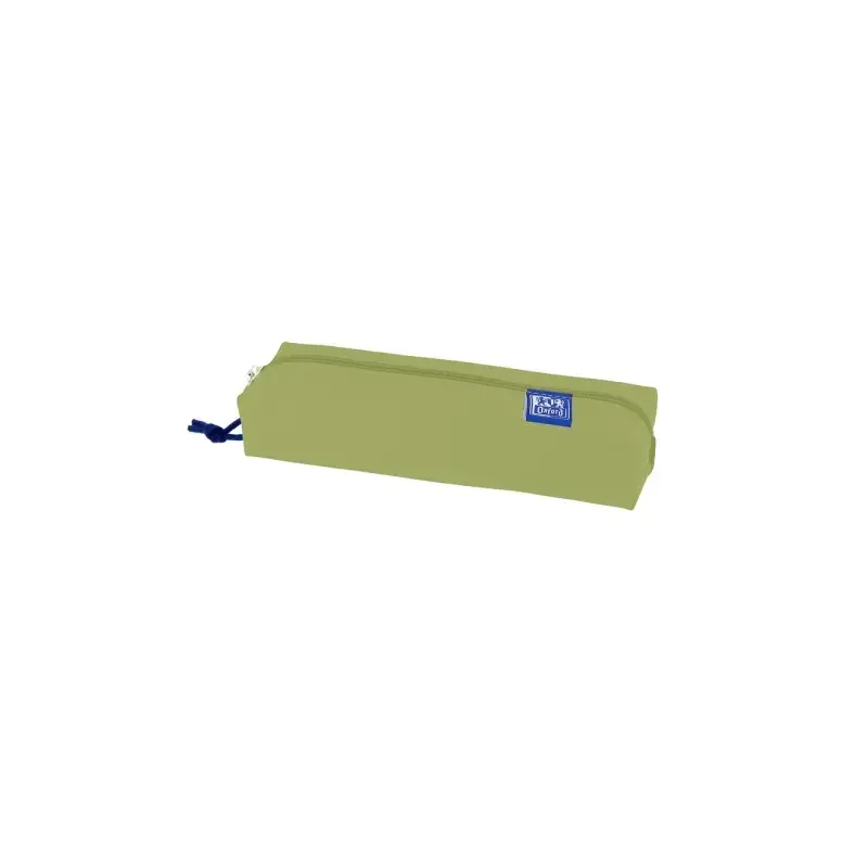 Oxford Kangoo Live and Go Estuche Rectangular Mediano - Goma Elastica para Cuadernos - Color Verde | Ahorro Imprimiendo