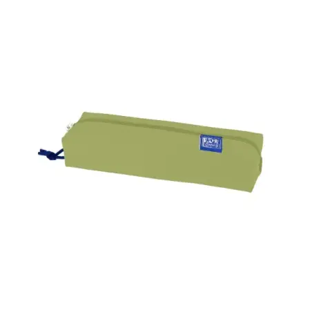 Oxford Kangoo Live and Go Estuche Rectangular Mediano - Goma Elastica para Cuadernos - Color Verde | Ahorro Imprimiendo