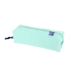 Oxford Live & Go Estuche Cuadrado Grande - Material Acolchado - Goma Elastica para unirlo al Cuaderno - Color Azul | Ahorro Impr