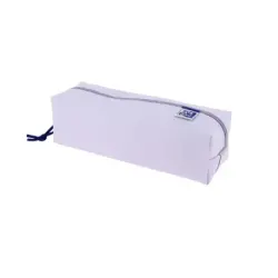Oxford Live & Go Estuche Cuadrado Grande - Material Acolchado - Goma Elastica para unirlo al Cuaderno - Color Malva | Ahorro Imp