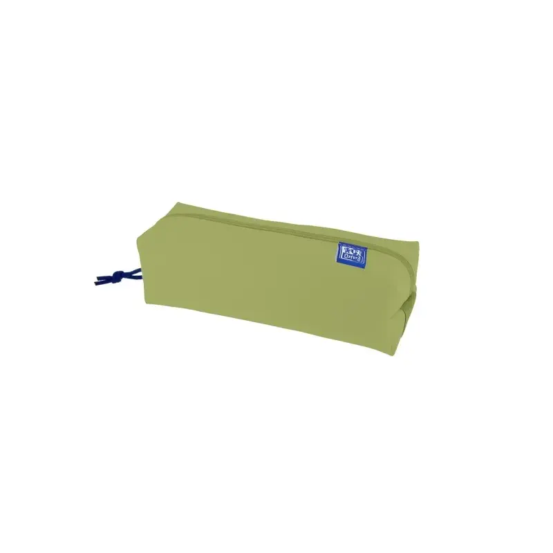Oxford Kangoo Live and Go Estuche Cuadrado Grande - Goma Elastica para Cuadernos - Color Verde | Ahorro Imprimiendo