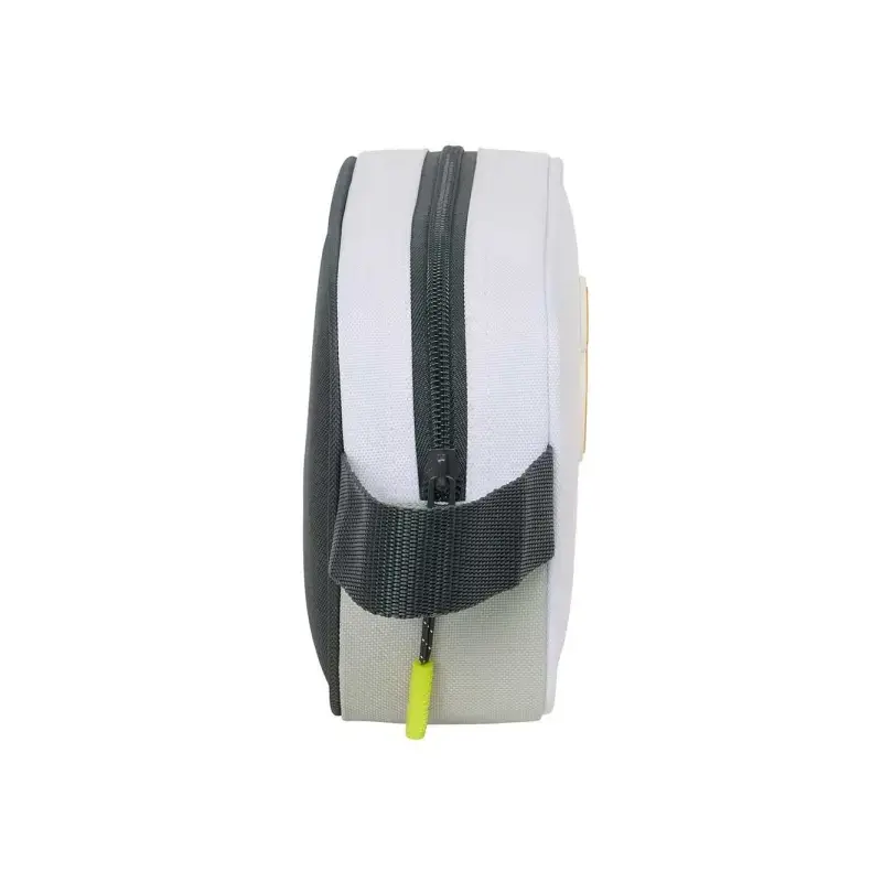 Safta Real Madrid Neceser de 2L Portatodo - Asa de Mano - Cierre de Cremallera - 22x13.5x8cm - Color Blanco y Negro | Ahorro Imp
