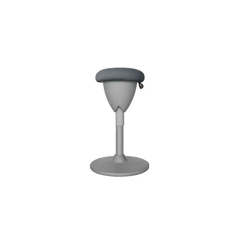 Cromad Design Taburete Multiusos - Asiento con Altura Ajustable - Giro de 360º - Tejido a Prueba de Agua - Color Gris | Ahorro I