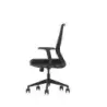 Cromad Gama Senior SE2000 Silla de Oficina - Piston de Gas de Grado 4 - Soporte Lumbar - Respaldo de Malla - Reposabrazos Fijos