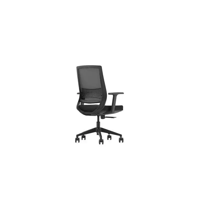 Cromad Gama Senior SE2000 Silla de Oficina - Piston de Gas de Grado 4 - Soporte Lumbar - Respaldo de Malla - Reposabrazos Fijos