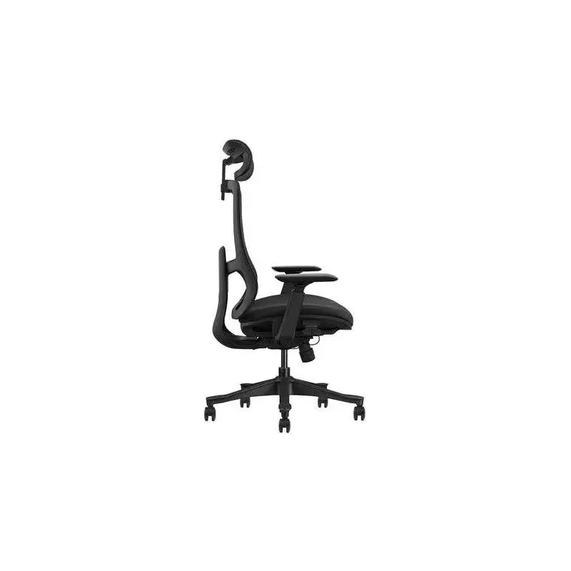 Cromad Senior SE1300 Silla de Oficina - Reposacabezas, Respaldo y Reposabrazos 3D Ajustables - Asiento con Espuma de Alta Calida