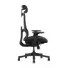 Cromad Senior SE1300 Silla de Oficina - Reposacabezas, Respaldo y Reposabrazos 3D Ajustables - Asiento con Espuma de Alta Calida