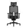 Cromad Senior SE1300 Silla de Oficina - Reposacabezas, Respaldo y Reposabrazos 3D Ajustables - Asiento con Espuma de Alta Calida