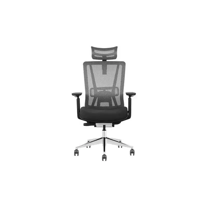 Cromad Senior SE1200 Silla de Oficina - Altura Ajustable con Elevador de Gas de Grado 4 - Reposacabezas, Reposabrazos 3D y Sopor