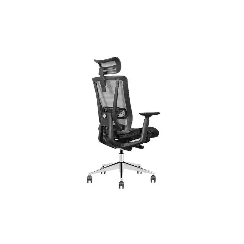 Cromad Senior SE1200 Silla de Oficina - Altura Ajustable con Elevador de Gas de Grado 4 - Reposacabezas, Reposabrazos 3D y Sopor