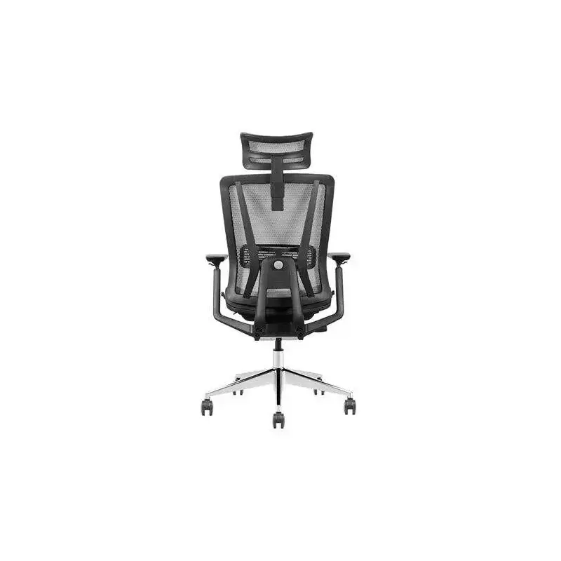 Cromad Senior SE1200 Silla de Oficina - Altura Ajustable con Elevador de Gas de Grado 4 - Reposacabezas, Reposabrazos 3D y Sopor